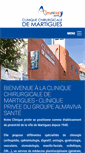 Mobile Screenshot of clinique-martigues.com